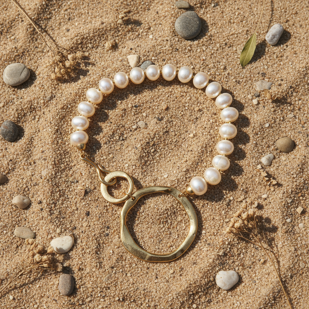 2. Collar sobre fondo natural
