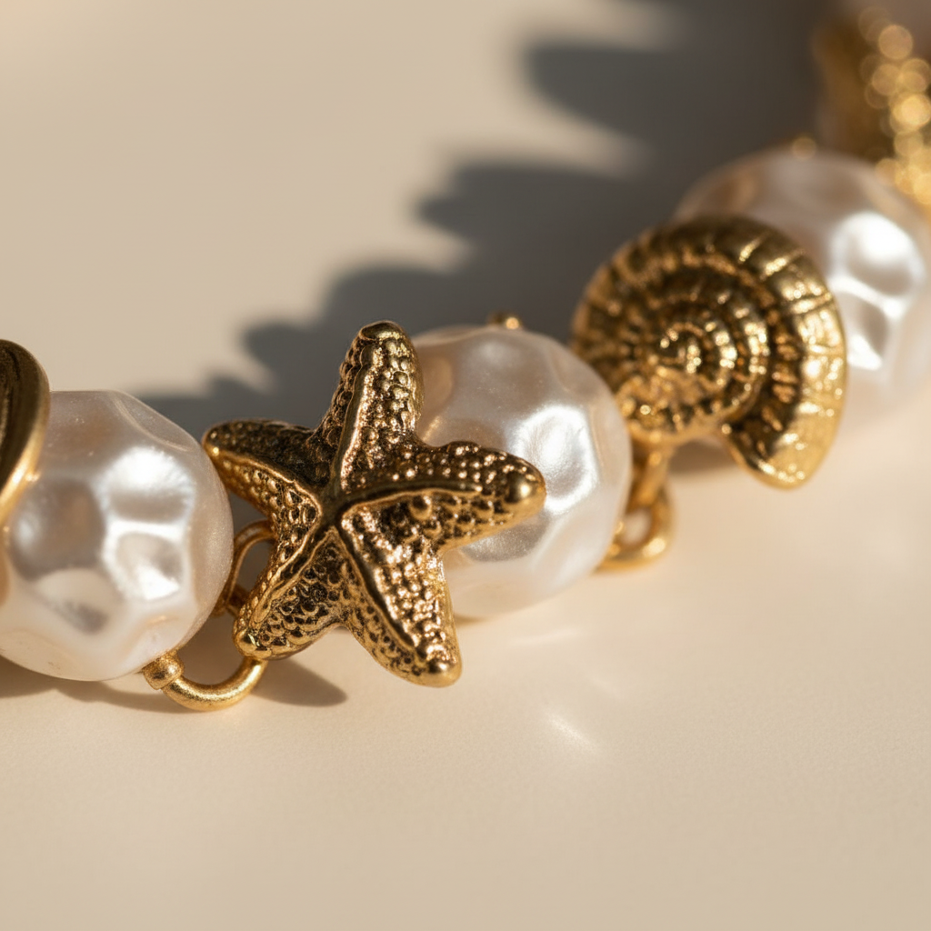 3. Macro perla y charms
