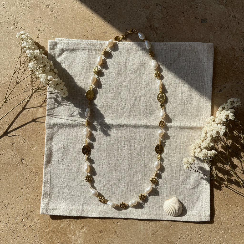 5. Flat lay estilo boho
