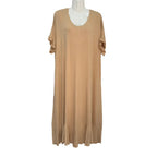 Vestido Largo Alexa con Mangas Volante