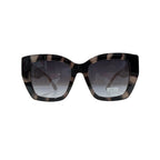 Gafas de Sol Cuadradas Montura Acetato Estampado Zebra Patilla Beige VE05