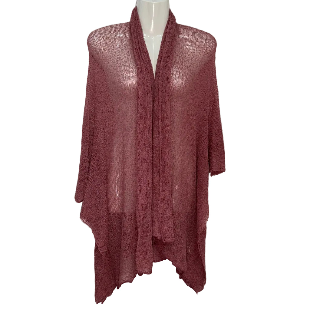 Chaqueta Larga Punto Calado mágica Angara Moda