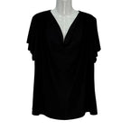Blusa Candela con Escote Drapeado y Manga Mariposa
