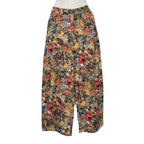Pantalón Rosaleda palazzo ancho con estampado floral romántico y tiro alto
