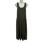 Vestido Largo Aurora – Maxi sin Mangas con Falda Voluminosa