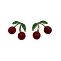 Pendientes guinda