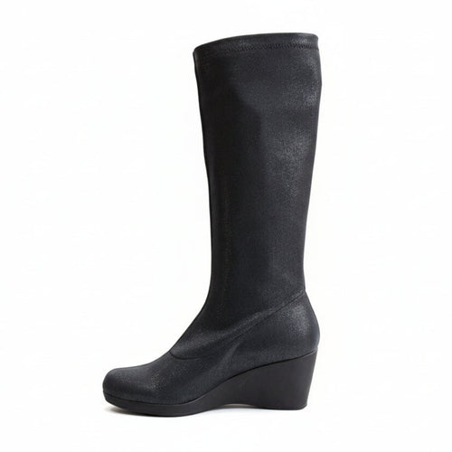 Bota calcetín con cuña