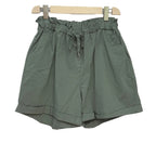 Pantalón Corto Boston con Cintura Elástica y Cordón Brillante