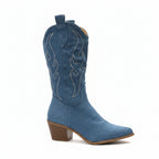 Bota media caña campera