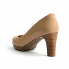 Zapato vestir tacon piel