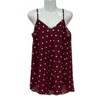 Top aries - camisola de gasa con estampado de lunares y escote en V