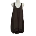 Vestido corto Mariola sin mangas con espalda de crochet calado
