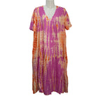 Vestido Largo Cabo Verde – Vestido Maxi Tie-Dye de Algodón