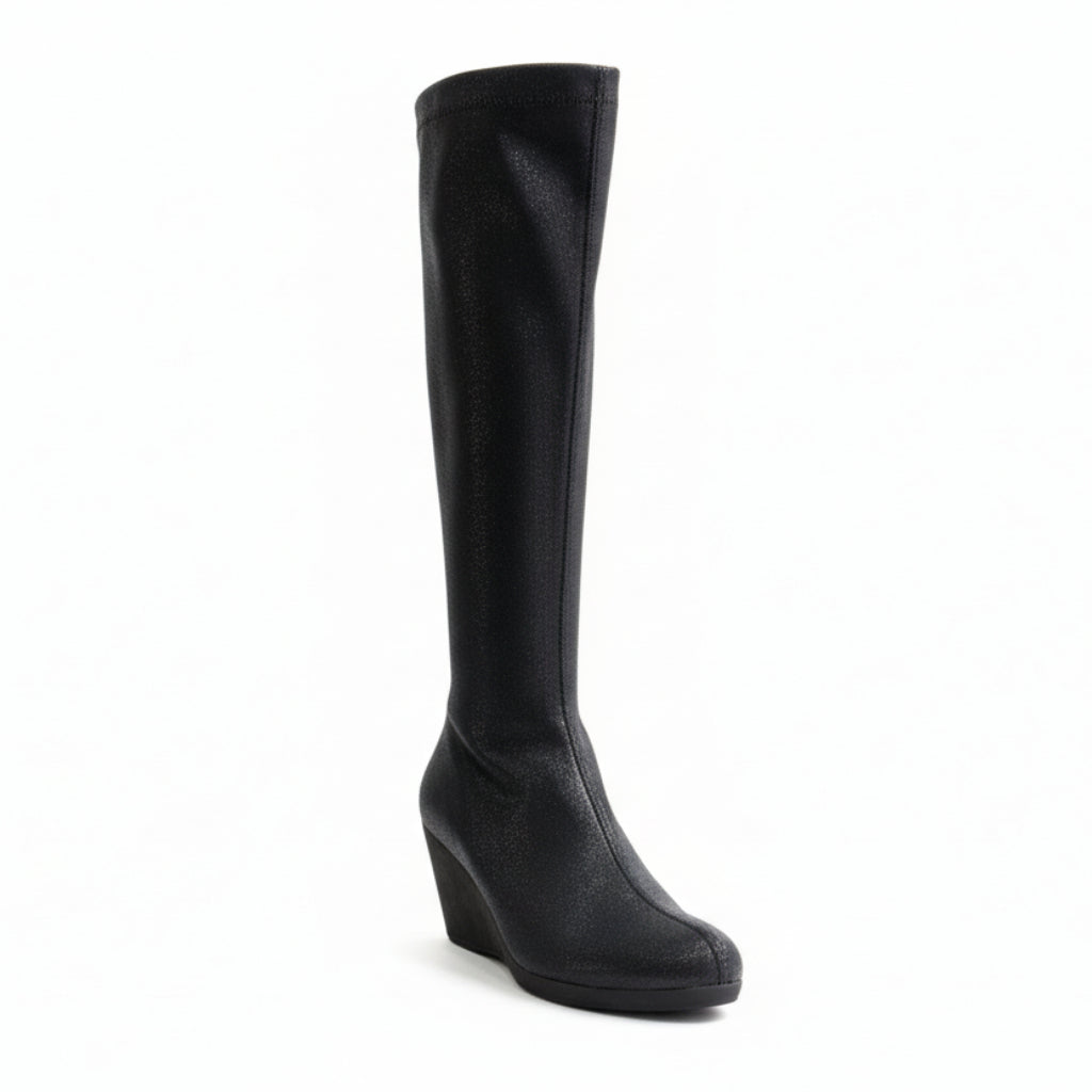 Bota calcetín con cuña