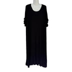 Vestido Largo Alexa con Mangas Volante