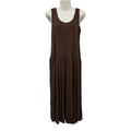 Vestido Largo Aurora – Maxi sin Mangas con Falda Voluminosa