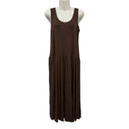 Vestido Largo Aurora – Maxi sin Mangas con Falda Voluminosa