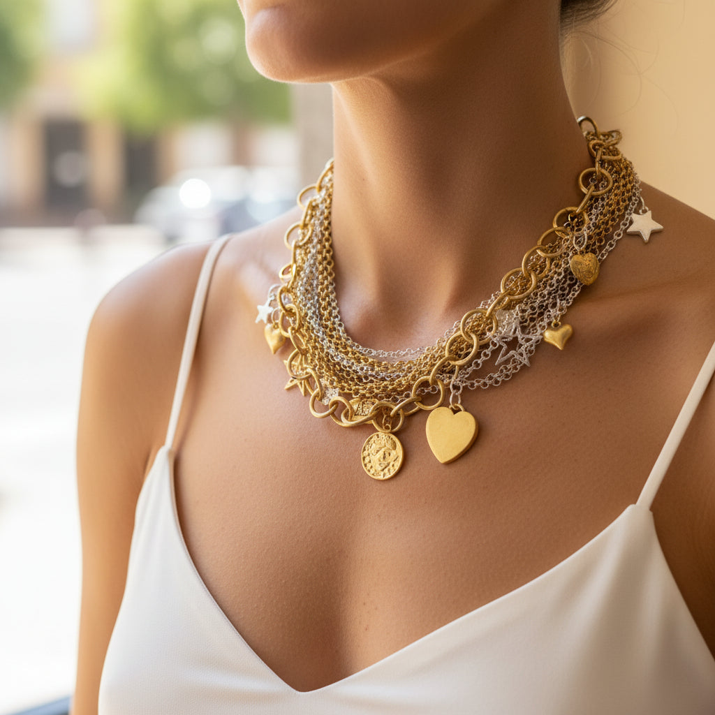 Collar corto largavida
