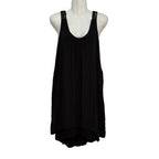 Vestido corto Mariola sin mangas con espalda de crochet calado