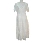 Vestido Largo Menorca – Vestido Maxi de Algodón con Bordado y Crochet