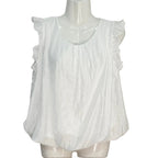 Blusa Lucero sin Mangas con Volantes Laterales