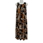 Vestido largo Paloferro sin mangas estampado floral tropical tirantes anchos
