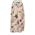 Pantalón Rosaleda palazzo ancho con estampado floral romántico y tiro alto