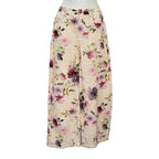 Pantalón Rosaleda palazzo ancho con estampado floral romántico y tiro alto