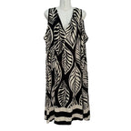Vestido Midi Alex Estampado Hojas Tropical
