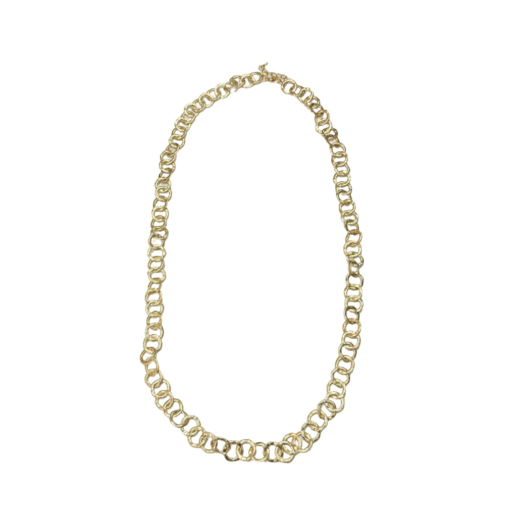 Collar largo enlazado
