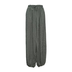 Pantalón Kora de Viscosa con Estampado Vichy y Cintura Elástica