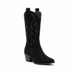 Bota media caña campera