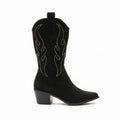 Bota media caña campera
