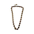 Collar Consuelo Cadena Marinera Dorada Eslabones Abultados