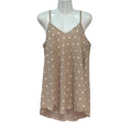Top aries - camisola de gasa con estampado de lunares y escote en V