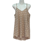 Top aries - camisola de gasa con estampado de lunares y escote en V