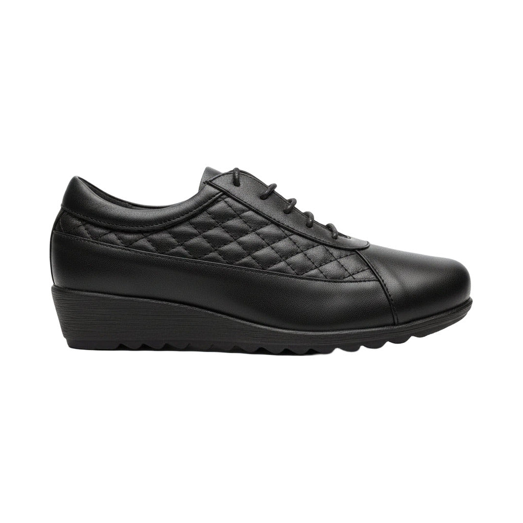 Zapato deportivo señora piel en color único sobre fondo blanco para mujer Angara Moda