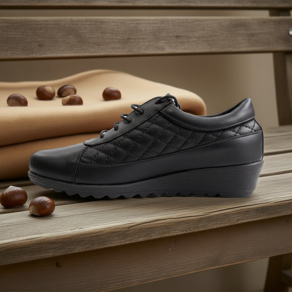Zapato deportivo señora piel sobre una superficie para mujer Angara Moda