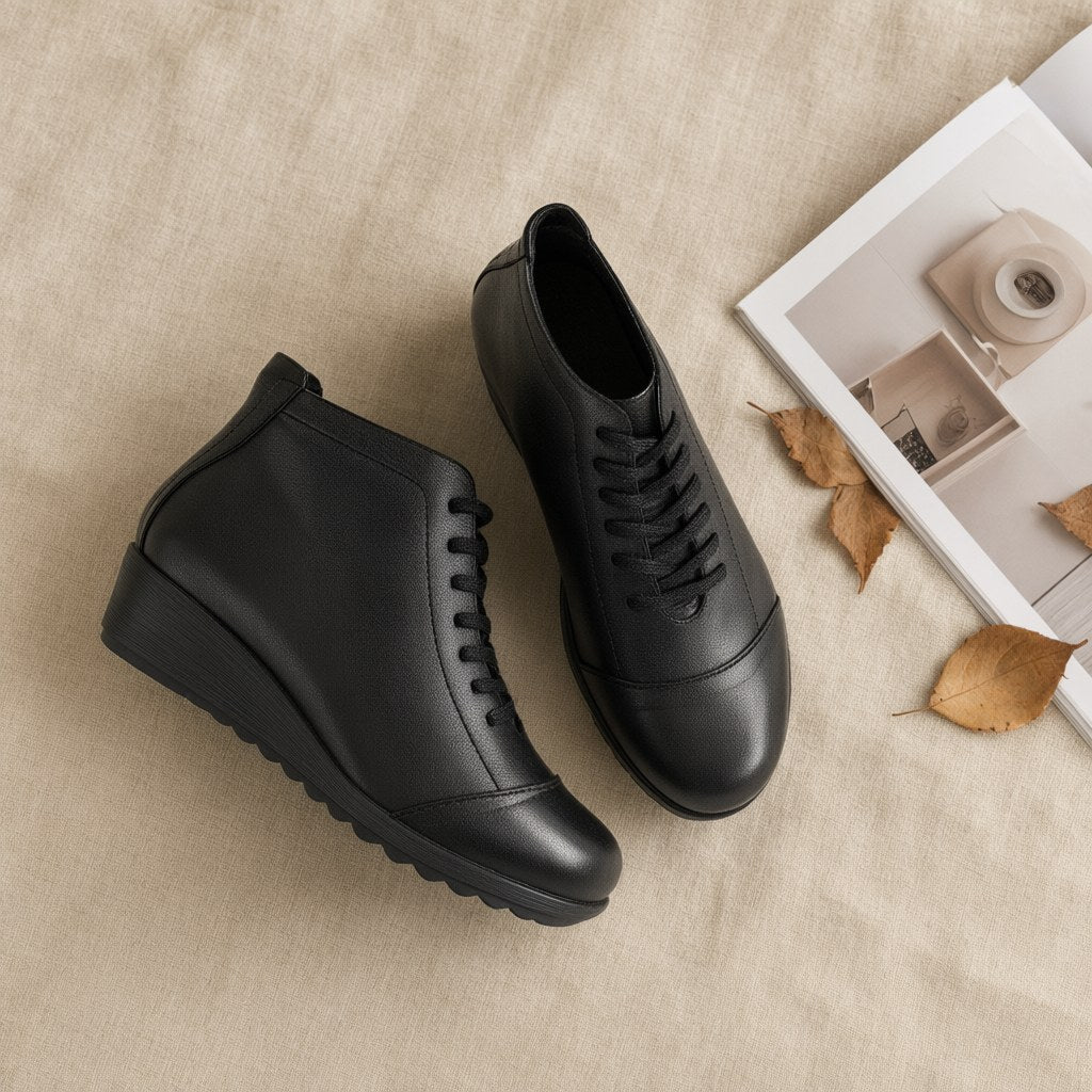 Botin señora piel desde arriba para mujer Angara Moda