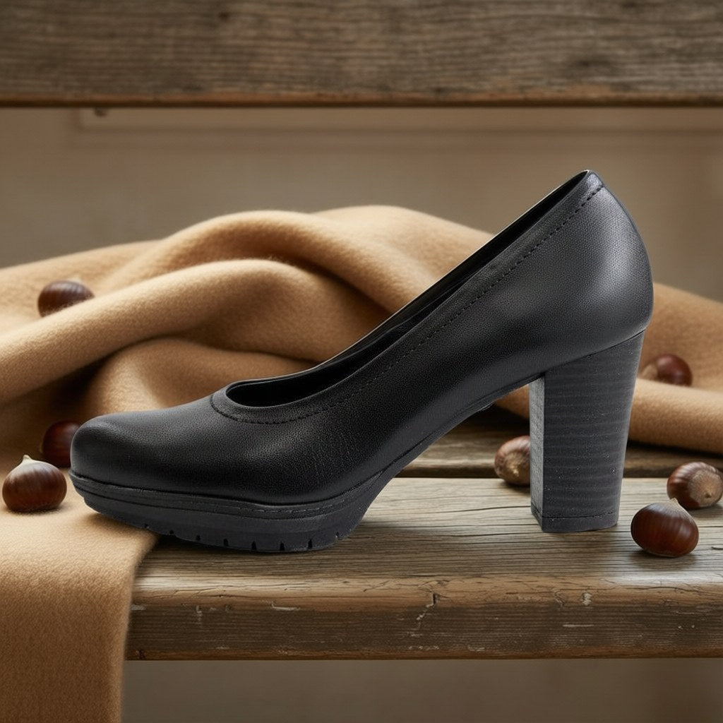 Zapato tacon salon sobre una superficie para mujer Angara Moda