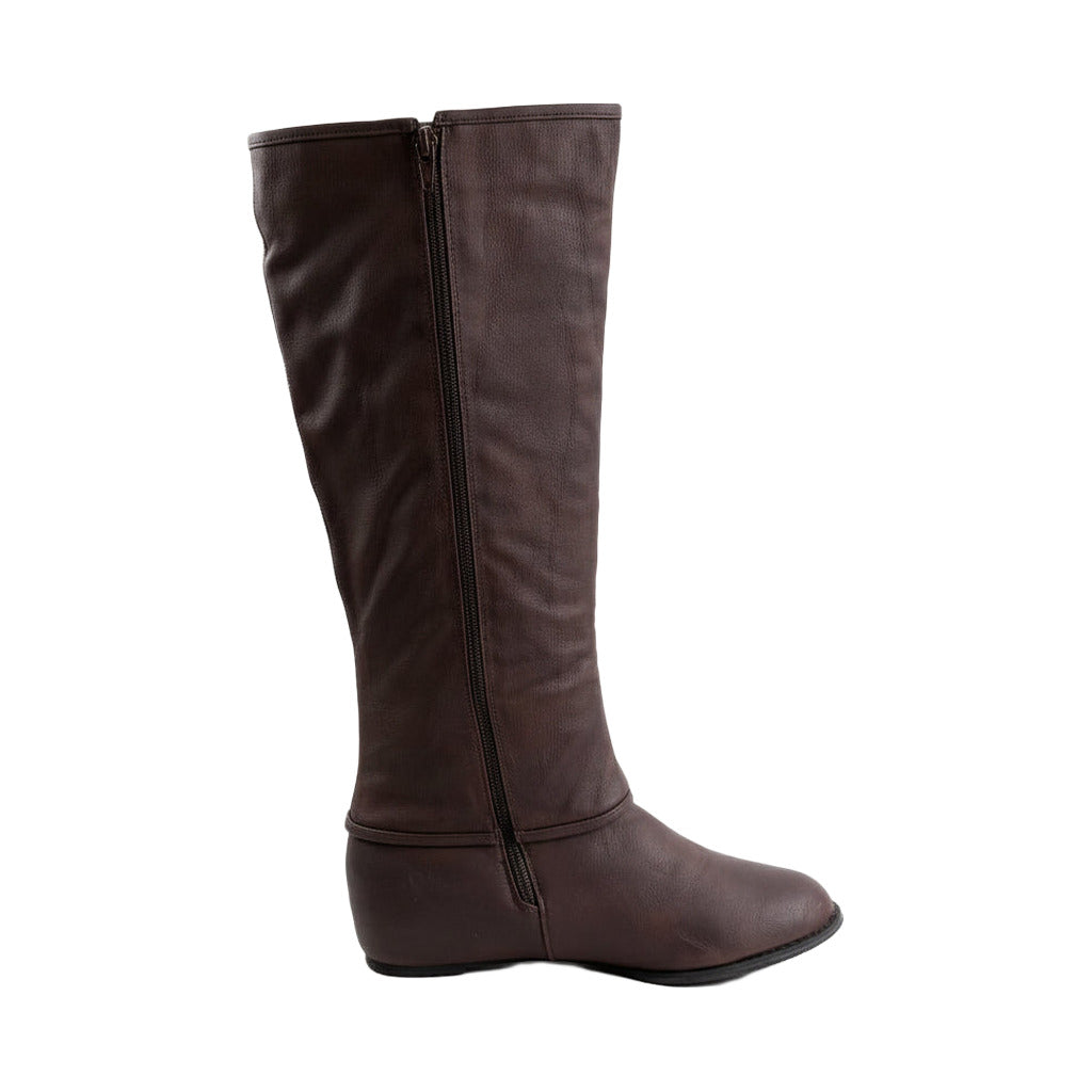 Bota alta sport en color único sobre fondo blanco para mujer Angara Moda