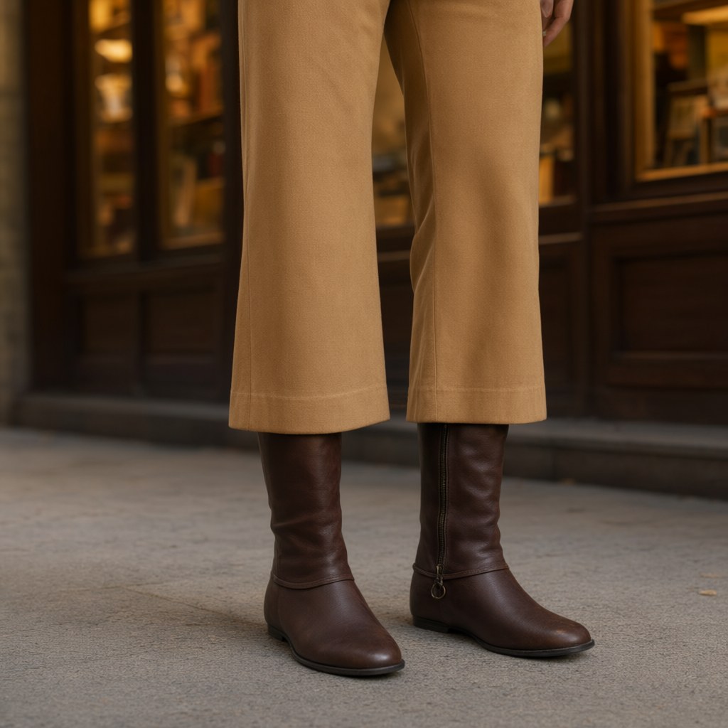 Bota alta sport con una modelo para mujer Angara Moda