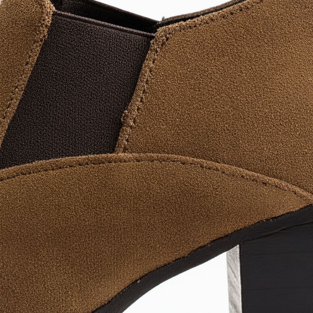 Detalle de Zapato tacon señora serraje para mujer Angara Moda