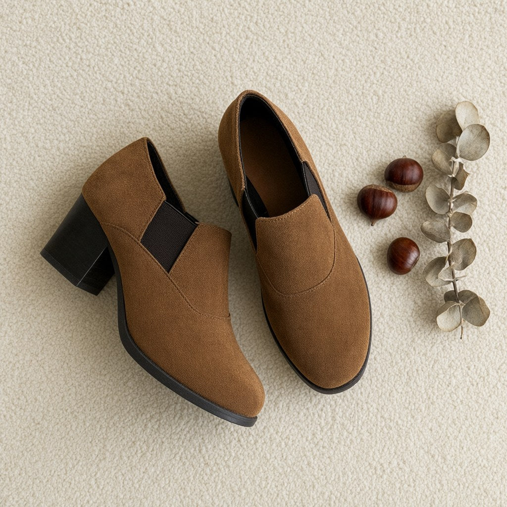 Zapato tacon señora serraje desde arriba para mujer Angara Moda
