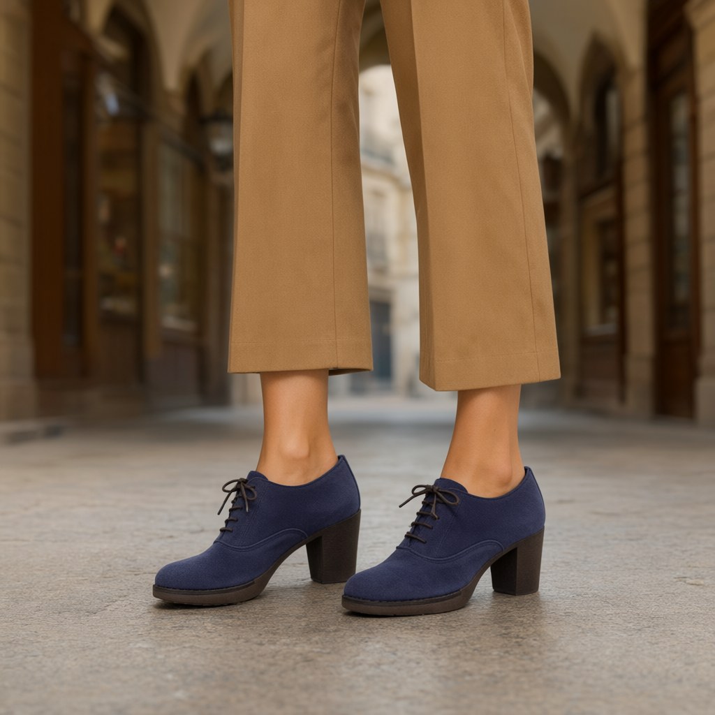Zapato vestir tacon con una modelo para mujer Angara Moda