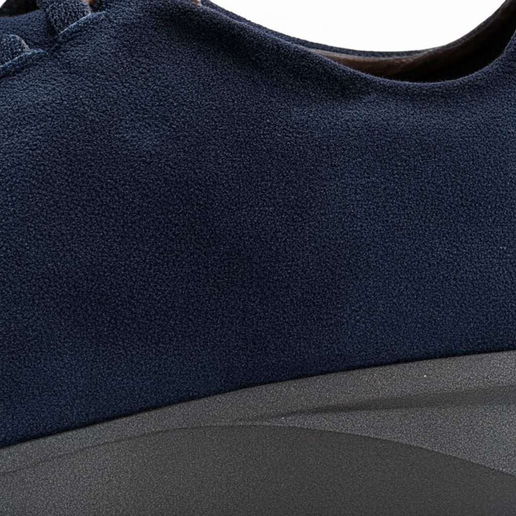 Detalle de Deportivas cuña serraje para mujer Angara Moda