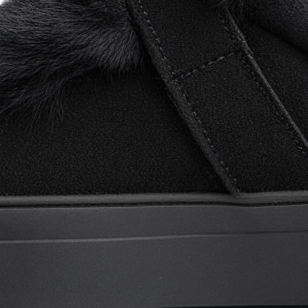 Detalle de Deportivas con pelo para mujer Angara Moda