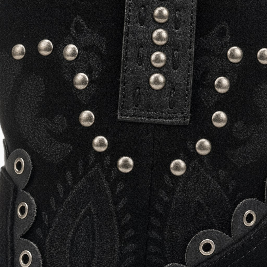 Detalle de Botin campero texas para mujer Angara Moda