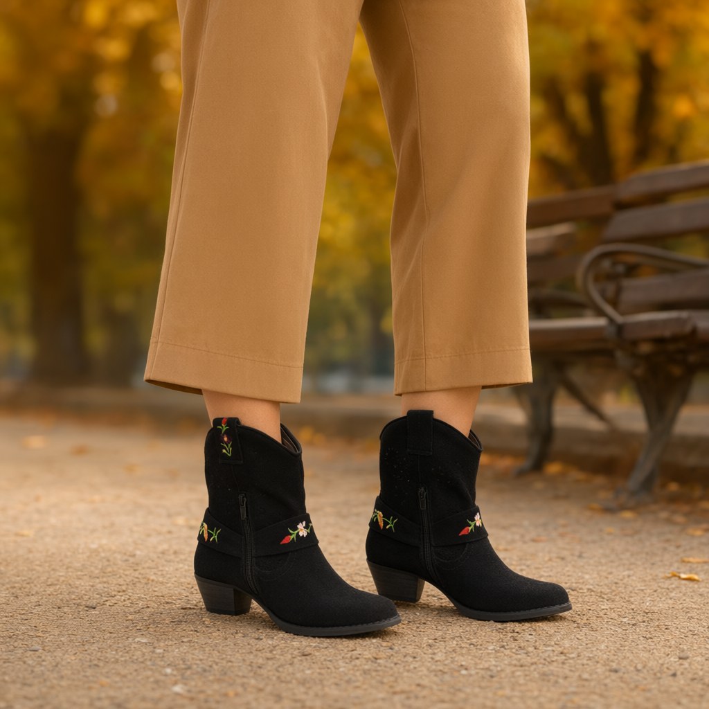 Botin primavera con una modelo para mujer Angara Moda