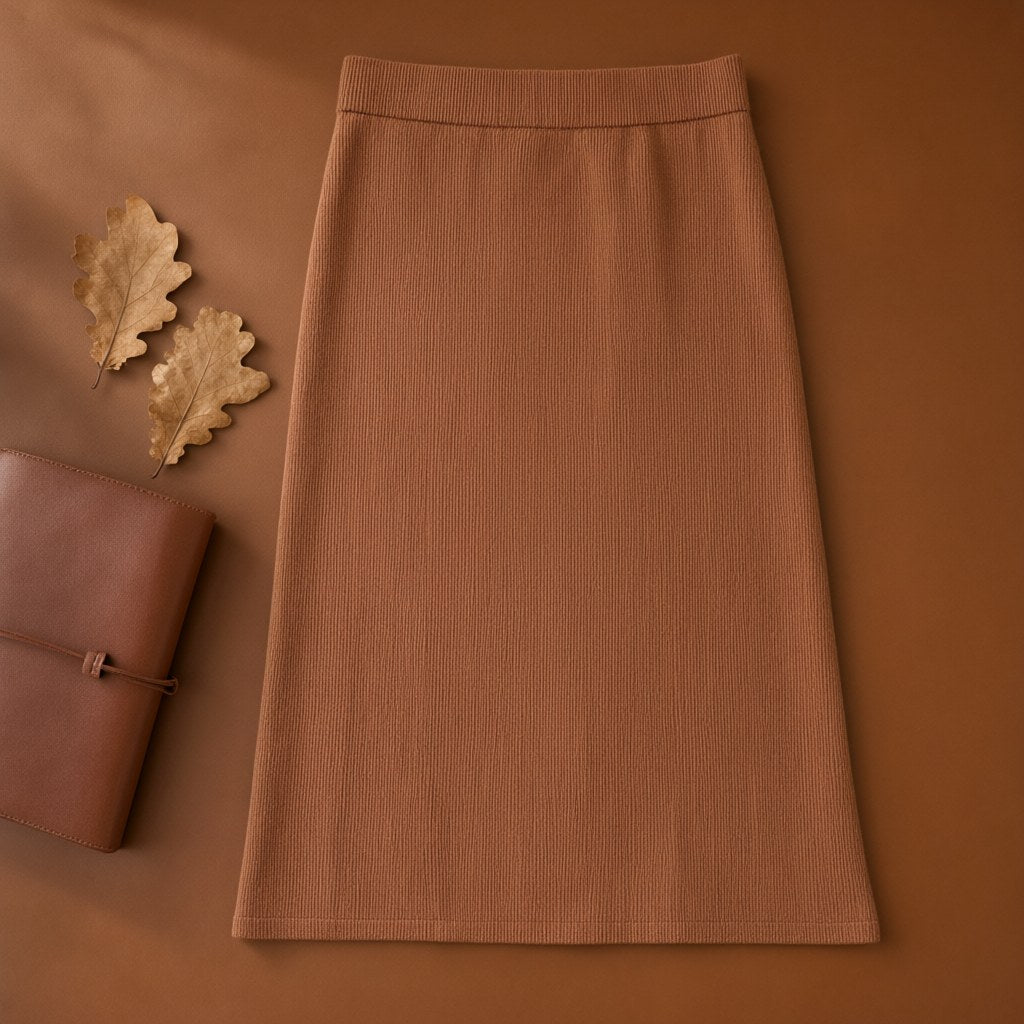 Falda midi piluca desde arriba para mujer Angara Moda